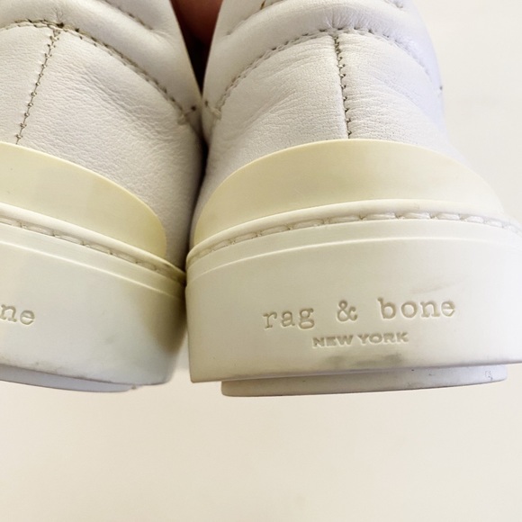 Rag & Bone Kent Lace-Up Leather Low-Top Sneaker – women’s 8 - Picture 6 of 10